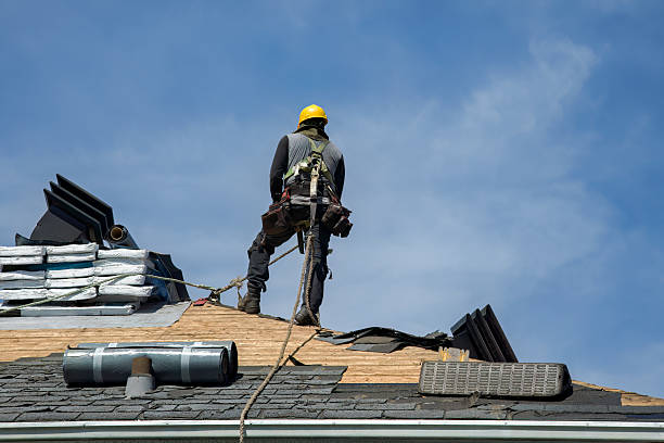 Professional Roof Replacement technician working in Hyndman, PA